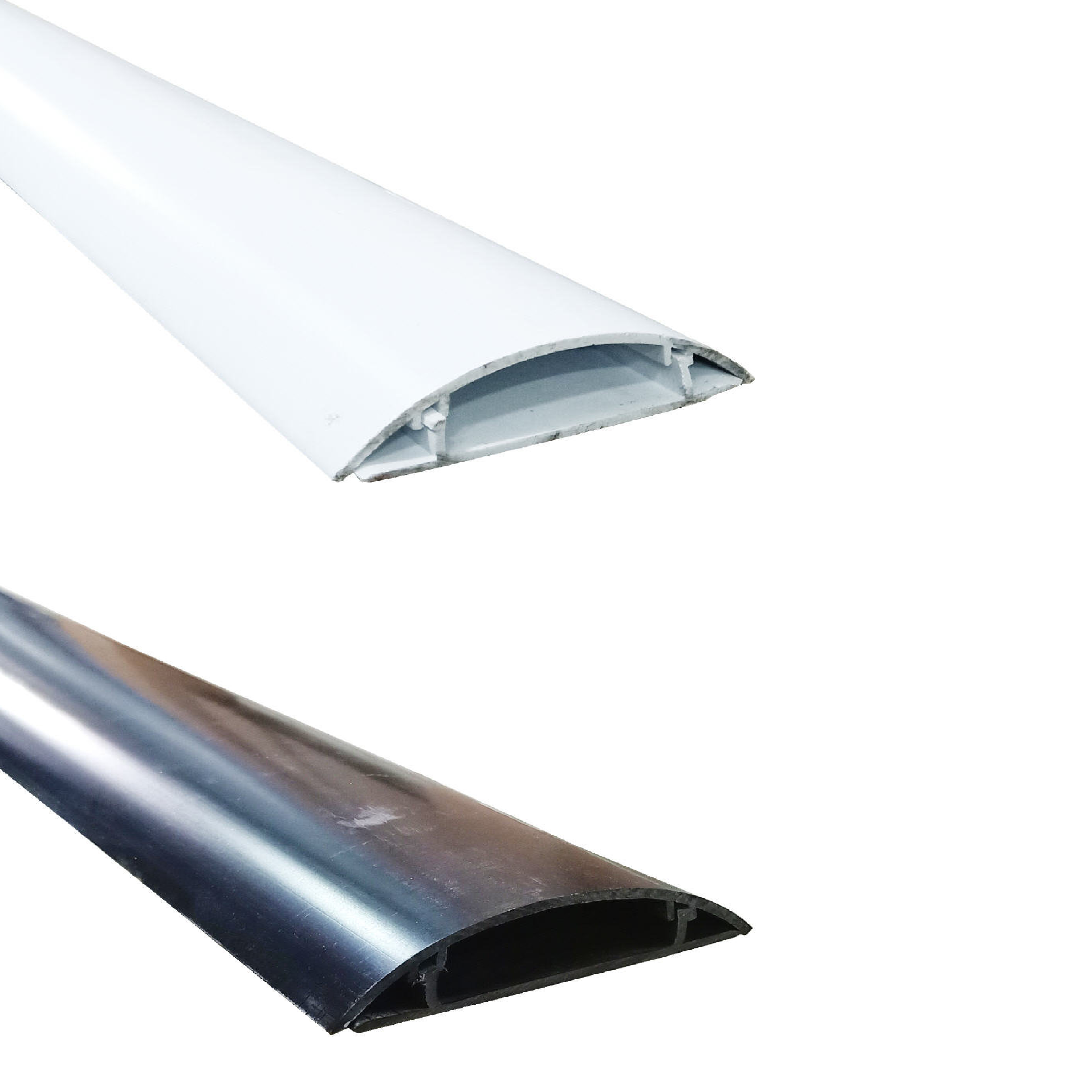 uPVC Half Moon Shaped Floor Trunking